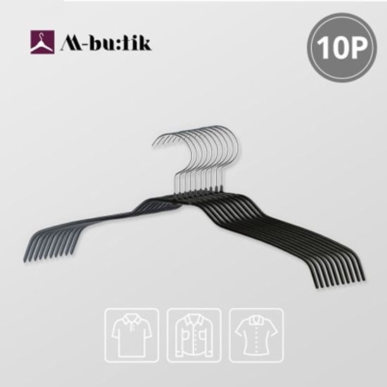 엠부띠끄 셔츠 블라우스 논슬립 옷걸이 M_38FT 10개입