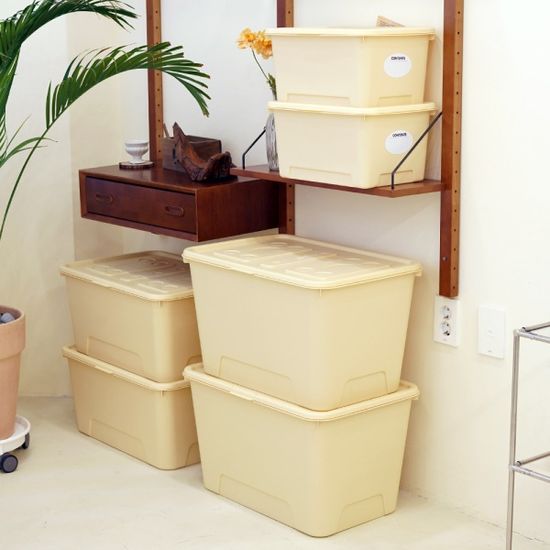 컴포즈 대형 리빙박스 옷 정리함 72L 4개 네임텍증정