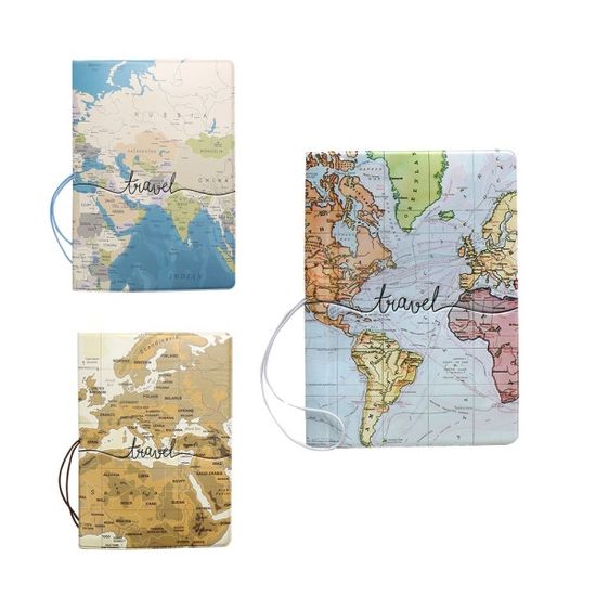세계지도 여권케이스 해외여행 지갑 커버 SW32001[WD4