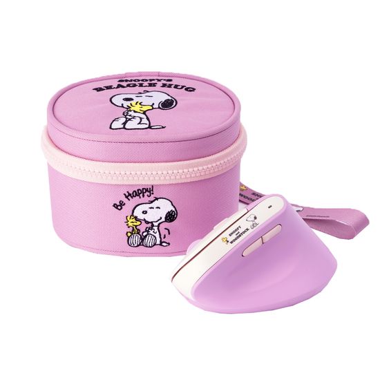 스누피 충전식 무선 버티컬 마우스 파우치 세트