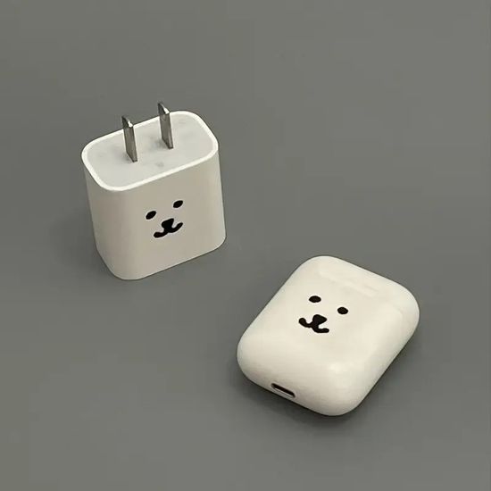 농담곰 곰돌이 스티커 다꾸 폰 케이스 에어팟 스티커