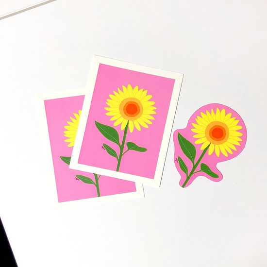 해바라기 / 엽서