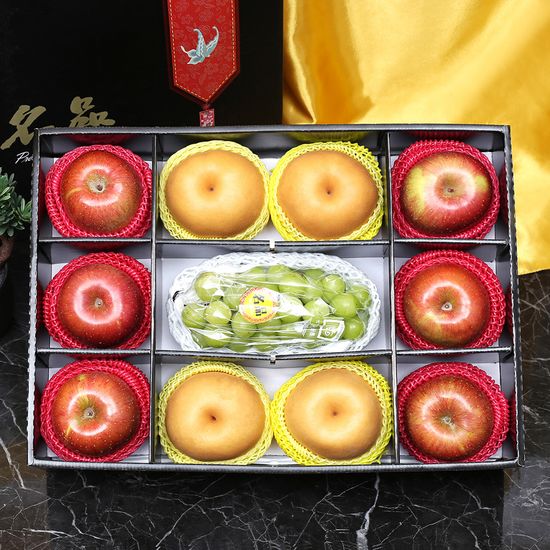 [자연예서] 명품 혼합 2호 과일선물세트(사과6+배4+샤