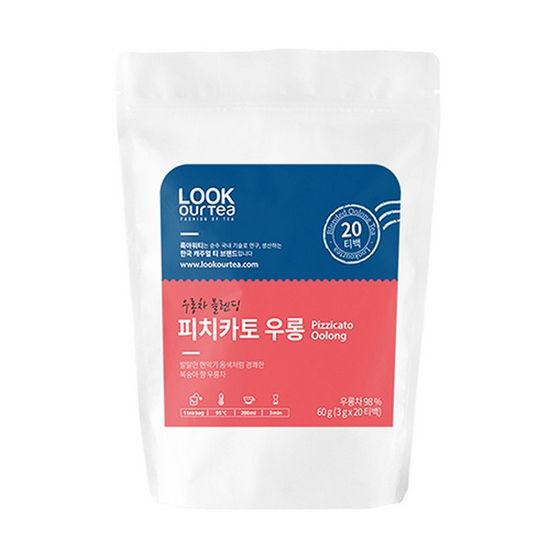 룩아워티 피치카토 우롱 20티백/음료 녹차
