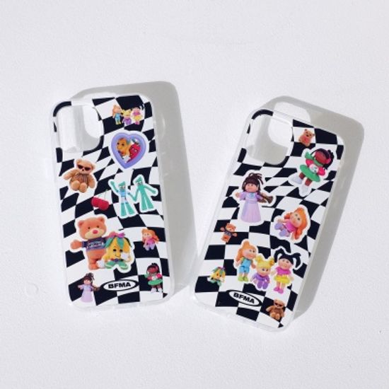베이비 체커보드 젤하드 폰케이스