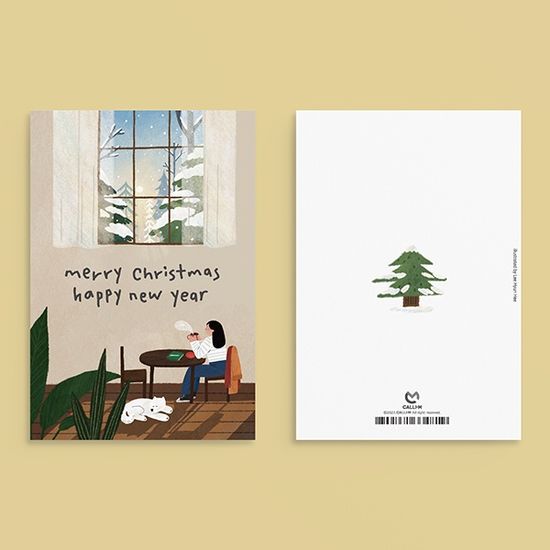 크리스마스카드 MERRY CHRISTMAS HAPPY NEW YEAR