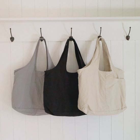 텐포켓 나일론 보부상 숄더백