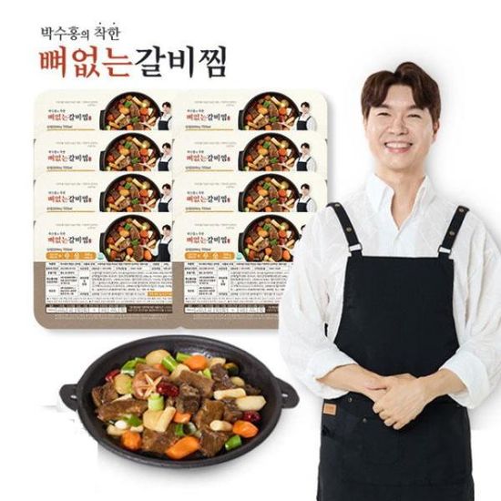 박수홍의 착한 뼈없는 갈비찜 500g 4 / 8팩