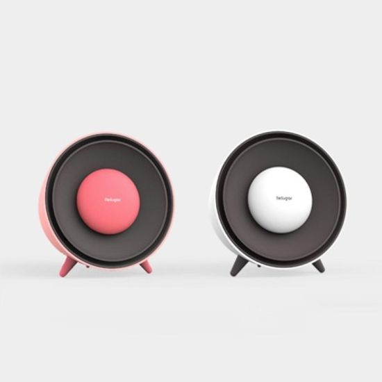 탁상용 히터 마카롱온풍기 미니손난로 2in1