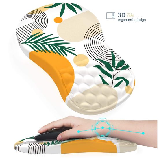 100% 메모리폼 3D 손목보호대 키보드 손목패드