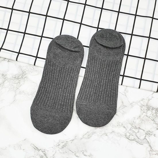 여성용 발목 골지 양말 그레이(W79E313)
