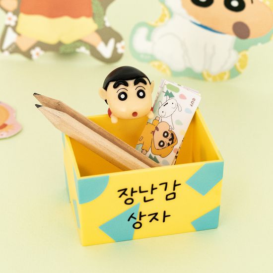 짱구 필통 데스크 정리함 연필꽂이 CDO-F01