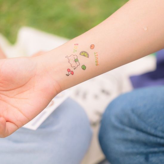 새콤달콤 뚱랑이와 친구들 타투스티커