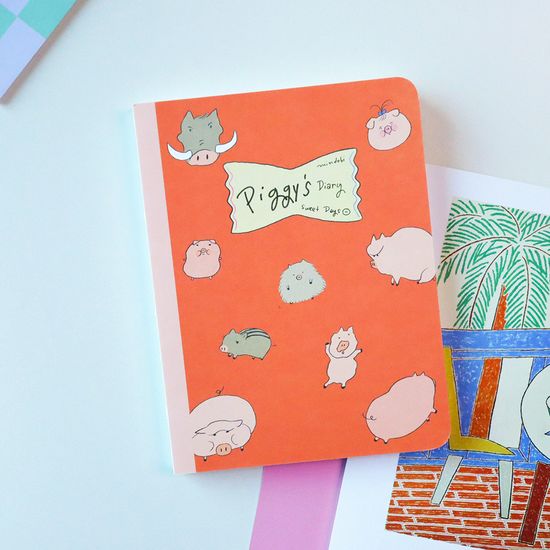 Pig and Hamster 노트 (모눈 / 무지)