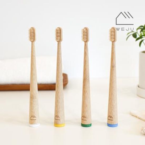 [위주]미세모 콘 스탠딩 대나무 칫솔