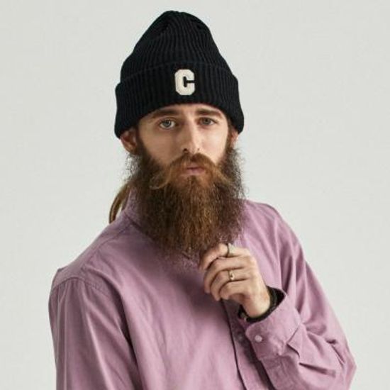CB 로고 비니 (블랙)