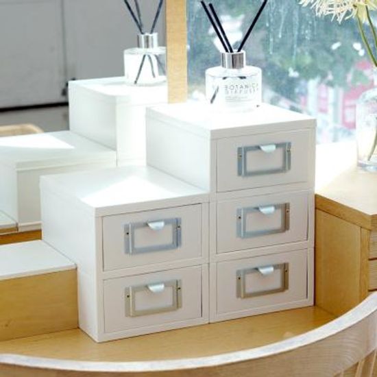 이오넬 미니서랍 2단 1+1 책상 화장대 정리함