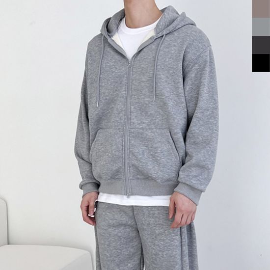 GBB HF770M 남자 커플 겨울 오버핏 투웨이 기모 후드