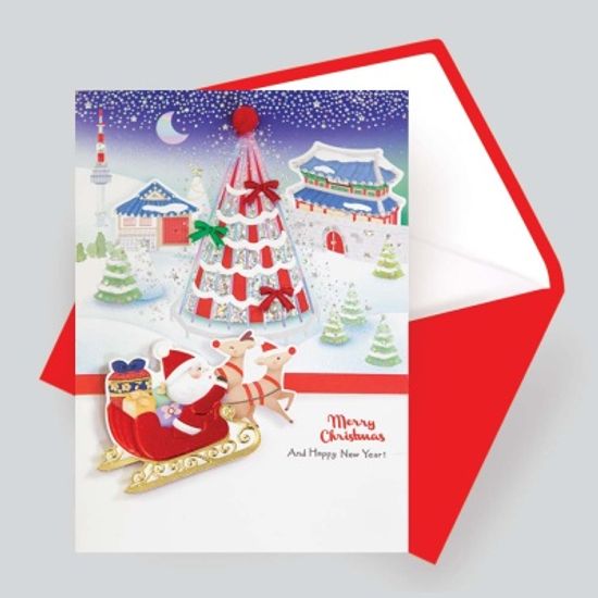 서울풍경 크리스마스카드 FS703304