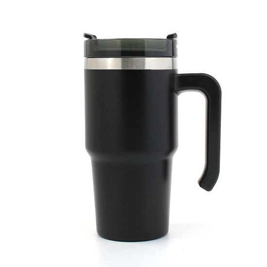 써머원 보온보냉 텀블러 차량 빨대 보냉컵 블랙 600ml