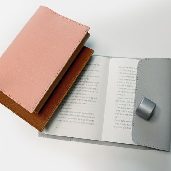 [1+1] 소이믹스 사피아노 가죽 북커버+북마크 세트