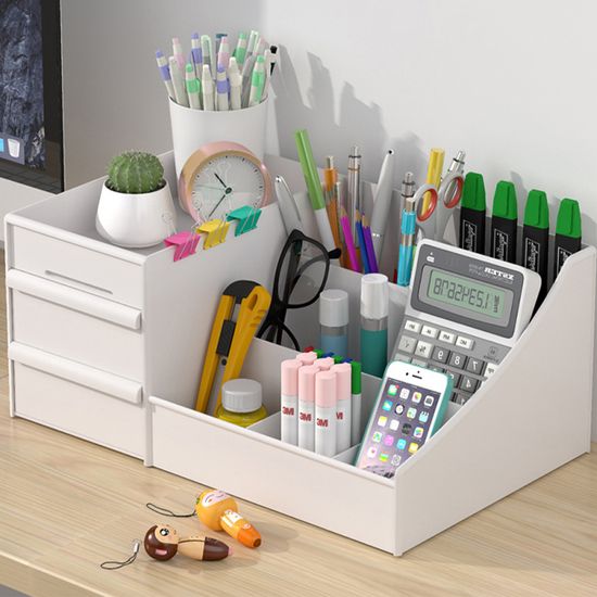 멀티 화장품정리대 화장품 수납함 정리대 화이트