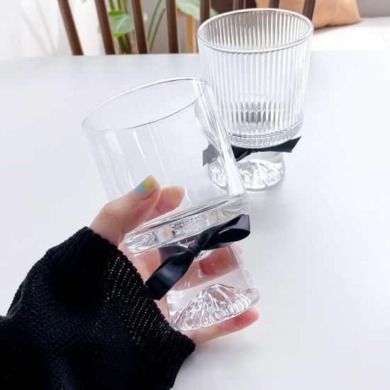 러델 스노우 언더락 유리 고블렛잔 340ml 2type 택1