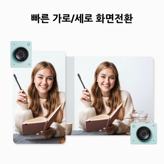 옵스봇 Meet 2 4K AI 웹캠 화상카메라 스페이스그레이