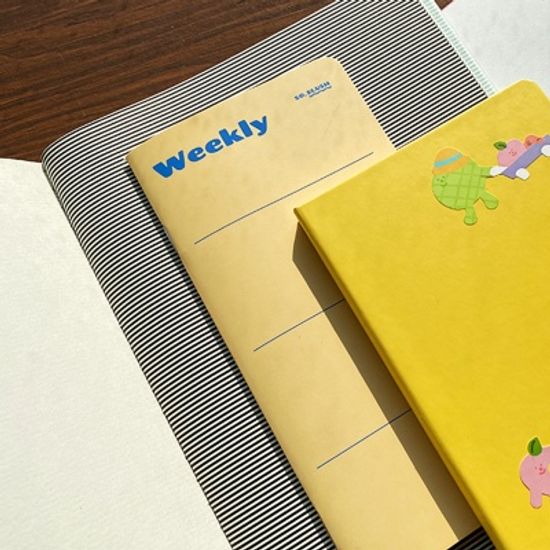 쏘슬러시 데일리 컬러 노트 옐로우(플레인)