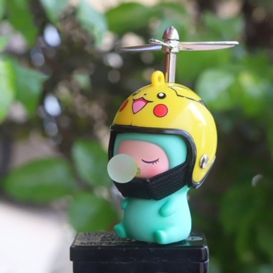 프로펠러 헬멧 드래곤 자동차 자전거 오토바이 장식품