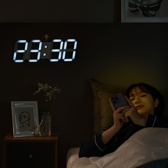 플라이토 무선 3D LED 벽시계 38cm + 충전건전지3개