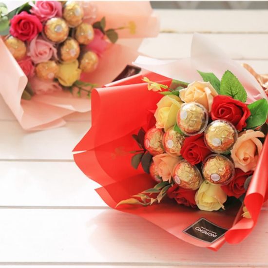 꽃다발 졸업식 유치원 초콜릿 장미 선물(WFGEM26)