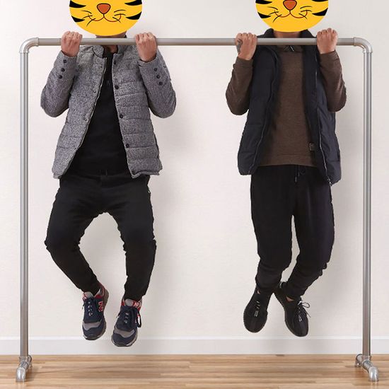 강파이프 이동식 스탠드 행거 옷걸이 옷장 철제 헹거