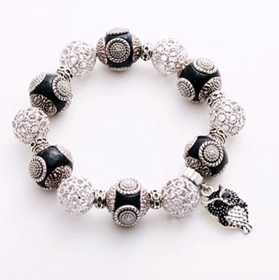black owl bracelet