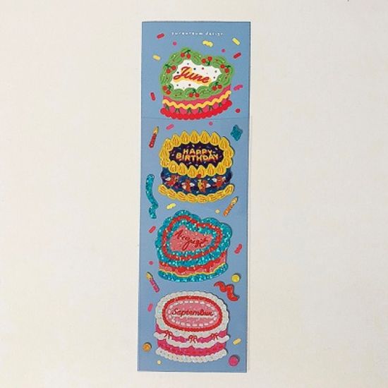 캘린더 케이크 3탄 홀로그램 스티커