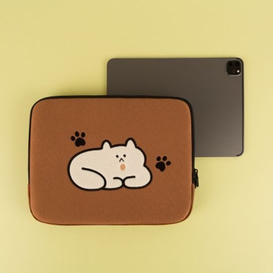 자수 노트북파우치_고양이 이해하기(ipad/13/14/15)