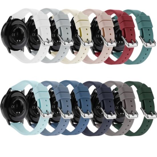 갤럭시워치 4 5 파스텔 실리콘 시계 줄 밴드 20 22mm