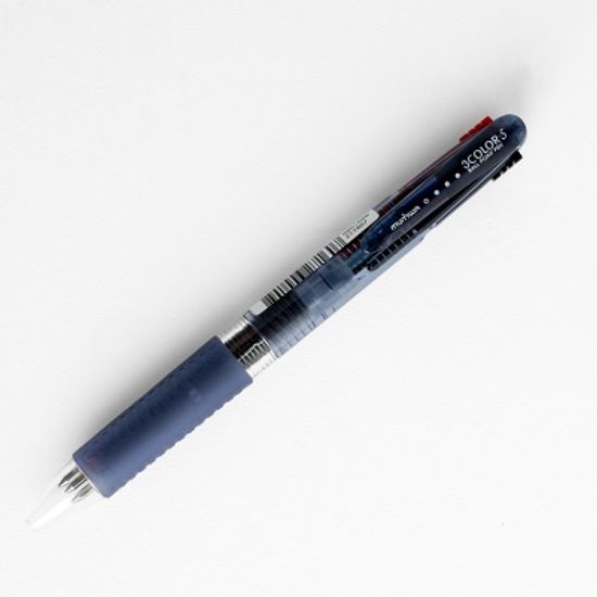 (문화) 1p 0.7mm 에스 3색 볼펜/팬시점판
