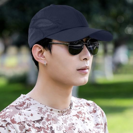 라인업 스포츠 등산모자(네이비) 캡모자 낚시모자