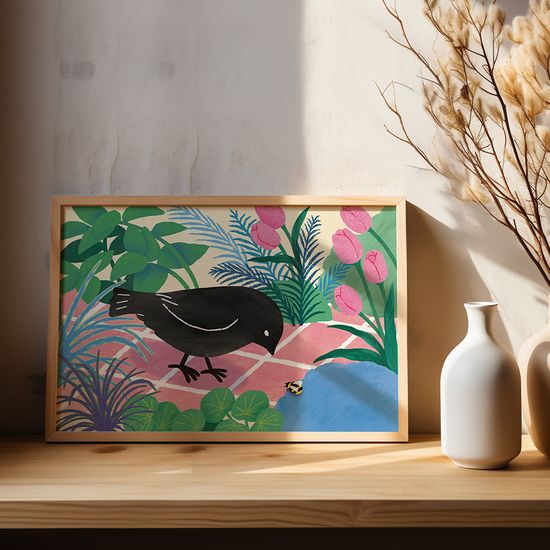 안녕 2, 사이 작가 그림