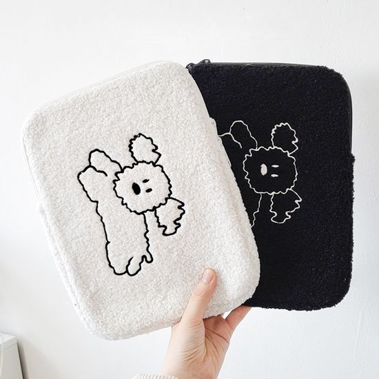 런댕댕 뽀글 아이패드 노트북 파우치 가방