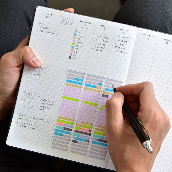 2026 타임위크다이어리 (생산성 시간관리 플래너)