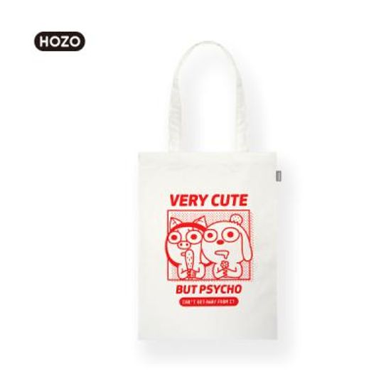 [HOZO] 호조 캐릭터 에코백 큐트레드