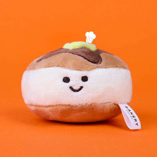 베이커리 시리즈 팬케이크 빵 인형 키링 8cm