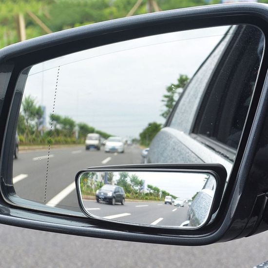 사각형 각도조절 사이드 보조미러 2p /사각지대미러