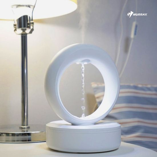 인테리어 LED 물멍가습기 미니 초음파 가습기 HUMI-10