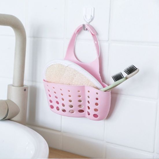 파스텔 PVC 물빠짐 수세미 거치대 4color