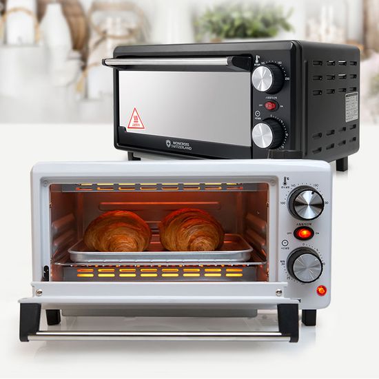 [스위스몽크로스] 2구 스팀 멀티 미러오븐 10L