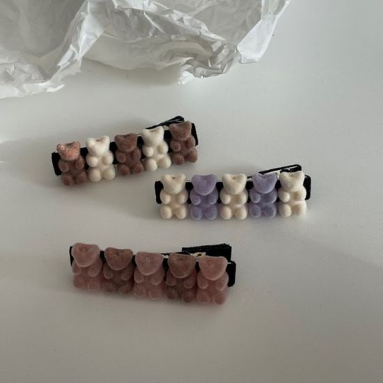 하리보 후로킹 벨벳 스웨이드 곰돌이 소품샵 테디베어