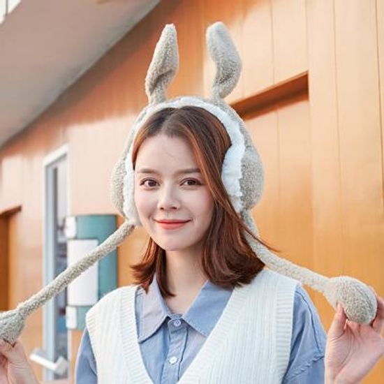 티앙 토끼귀 방울 귀달이 귀도리 방한상품